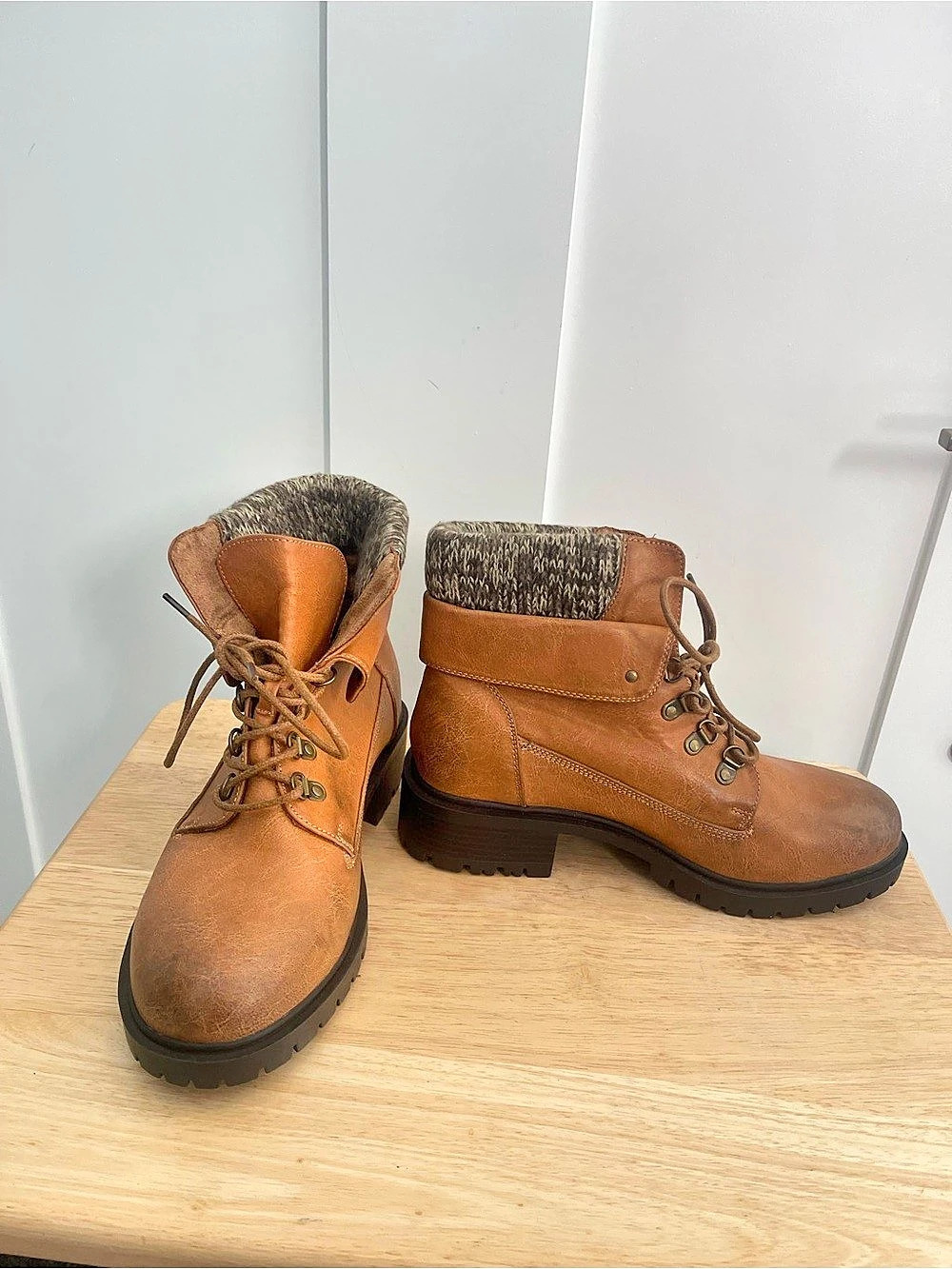 TORRID Lace-Up Boots Brown US 9W